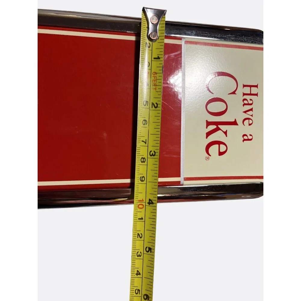 Coca-Cola Napkin Dispenser Red and White Retro 1992 Made In China